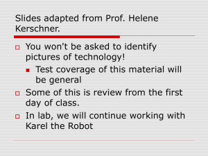 Slides adapted from Prof. Helene Kerschner. You won't be asked to identify