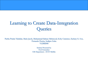 Learning to Create Data-Integration Queries