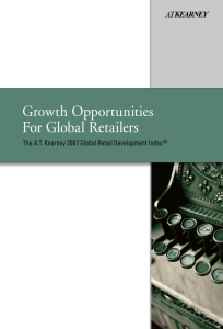 Growth Opportunities For Global Retailers TM