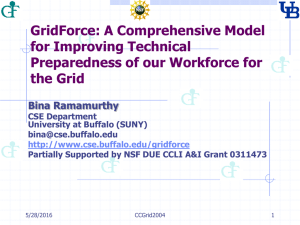 GridForce: A Comprehensive Model for Improving Technical Preparedness of our Workforce for