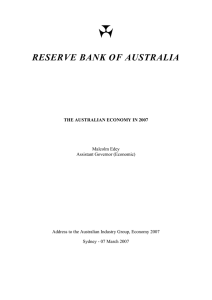 RESERVE BANK OF AUSTRALIA