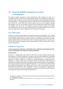 A1.  Financial Stability Standards for Central Counterparties