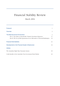 Financial Stability Review March 2004