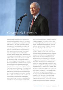 Governor’s Foreword