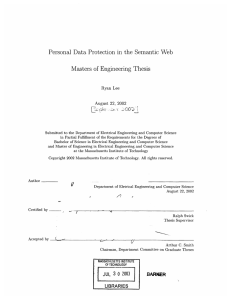Personal  Data  Protection  in  the ... Masters  of  Engineering  Thesis Ryan  Lee