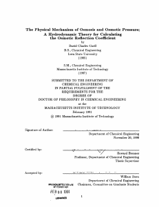 A Hydrodynamic Theory for Calculating