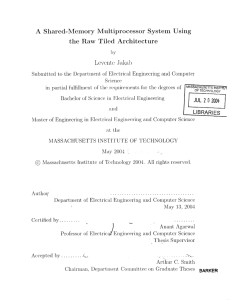 A  Shared-Memory  Multiprocessor  System  Using J Leveute