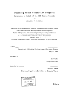 Project: Building  Model Generation