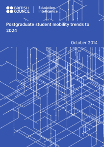 Postgraduate student mobility trends to 2024 October 2014 Education