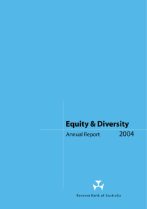 Equity &amp; Diversity 2004 Annual Report