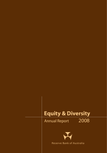 Equity &amp; Diversity 2008 Annual Report