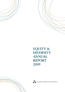 R Equity &amp; DivErsity ANNuAL