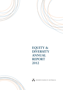 R Equity &amp; DivErsity ANNuAL