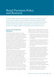 Retail Payments Policy and Research