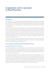 Competition and Co-operation in Retail Payments  Introduction
