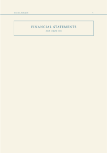 F I N A N C I A L  ... AS AT 30 JUNE 2003 FINANCIAL STATEMENTS 73