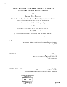 Dynamic  Collision  Reduction  Protocol  for ... Bandwidth  Multiple  Access  Networks