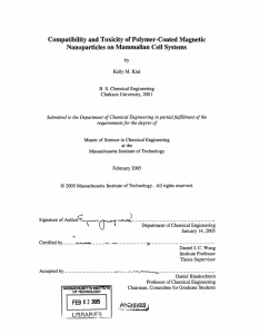 Compatibility and Toxicity of Polymer-Coated Magnetic