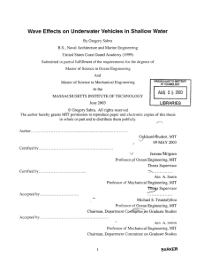 Wave  Effects on  Underwater  Vehicles  in ...