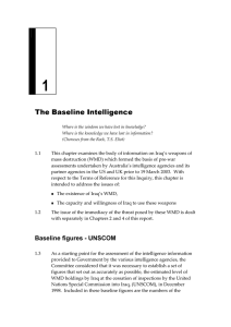 1 The Baseline Intelligence