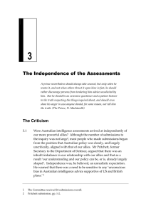 3 The Independence of the Assessments