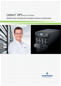 Liebert APS  from 5 to 20 kVA