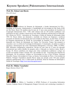 Keynote Speakers|Palenstrantes Internacionais Prof. Dr. Edson Luiz Riccio
