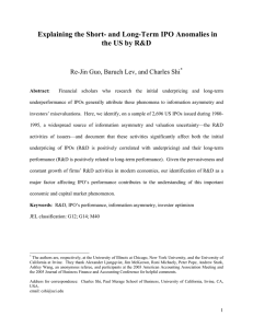 Explaining the Short- and Long-Term IPO Anomalies in