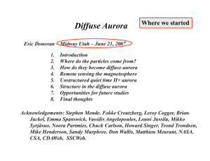 Diffuse Aurora ff Where we started