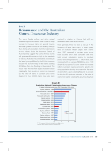 Reinsurance and the australian General insurance industry box b