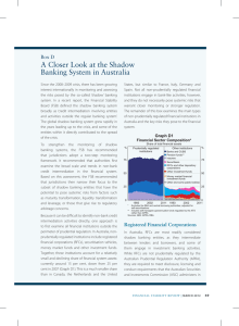 A Closer Look at the Shadow Banking System in Australia Box D