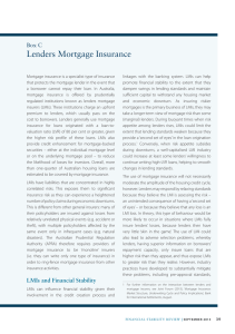 Lenders Mortgage Insurance Box C