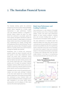 The Australian Financial System 2. Bank Asset Performance and Lending Conditions