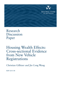 Housing Wealth Effects: Cross-sectional Evidence from New Vehicle Registrations