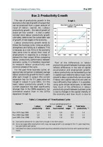 Box 2: Productivity Growth