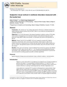 NIH Public Access Author Manuscript Acta Otolaryngol