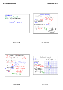Algebra 2 Ch.5 Notes Page 17 A25­2Notes.notebook February 02, 2015