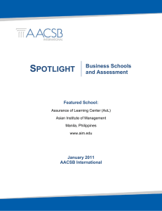 S POTLIGHT  Business Schools