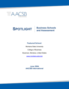 S POTLIGHT  Business Schools