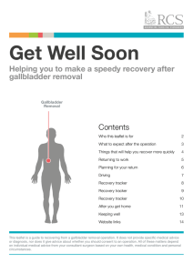 Get Well Soon Helping you to make a speedy recovery after Contents