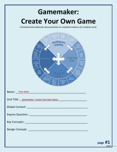 Gamemaker: Create Your Own Game