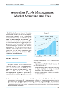 Australian Funds Management: Market Structure and Fees
