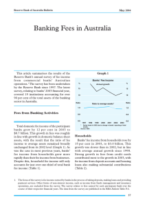 Banking Fees in Australia