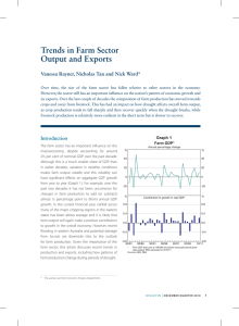 Trends in Farm Sector Output and Exports