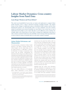 Labour market Dynamics: Cross-country Insights from panel Data