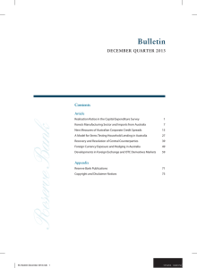 Bulletin decemBer quarter 2013 contents article