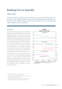 Banking Fees in Australia Ashley Craig*