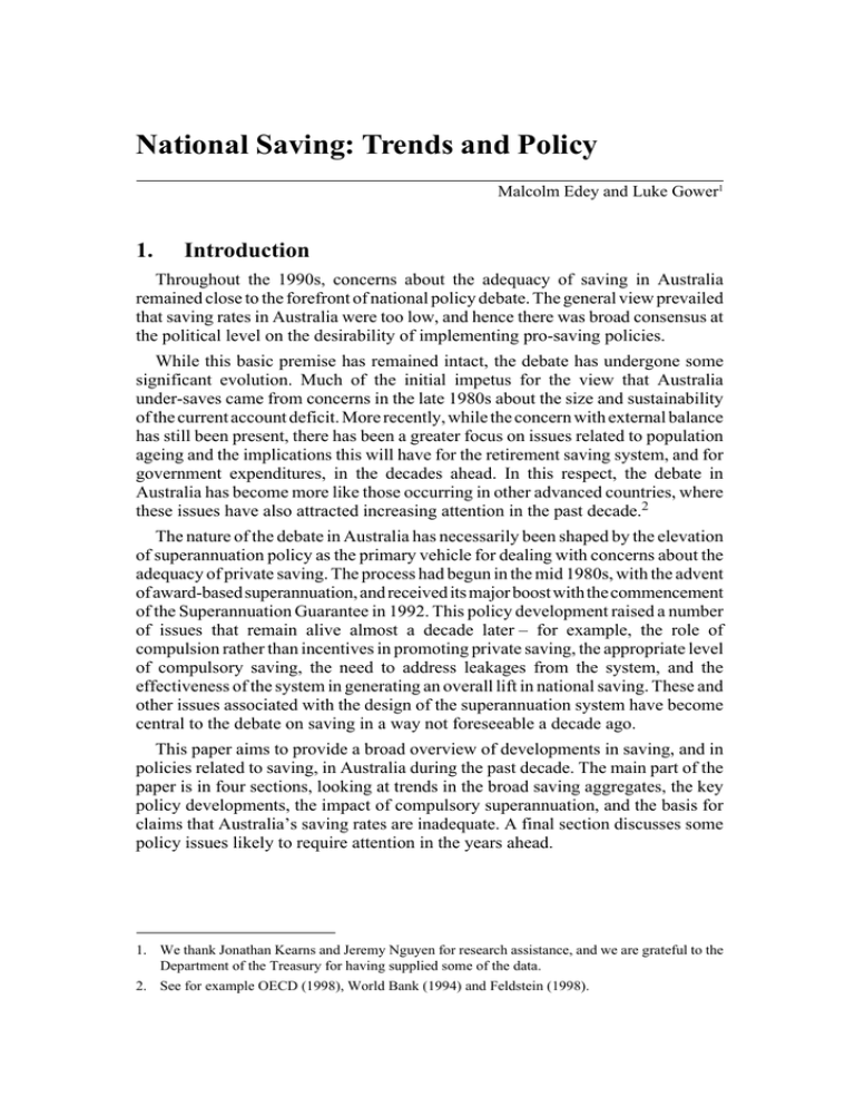 national-saving-trends-and-policy-1-introduction