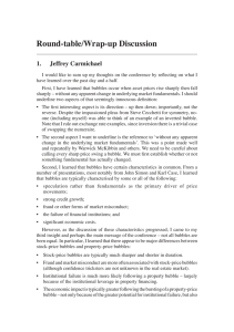 Round-table/Wrap-up Discussion 1. Jeffrey Carmichael