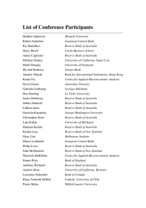 List of Conference Participants